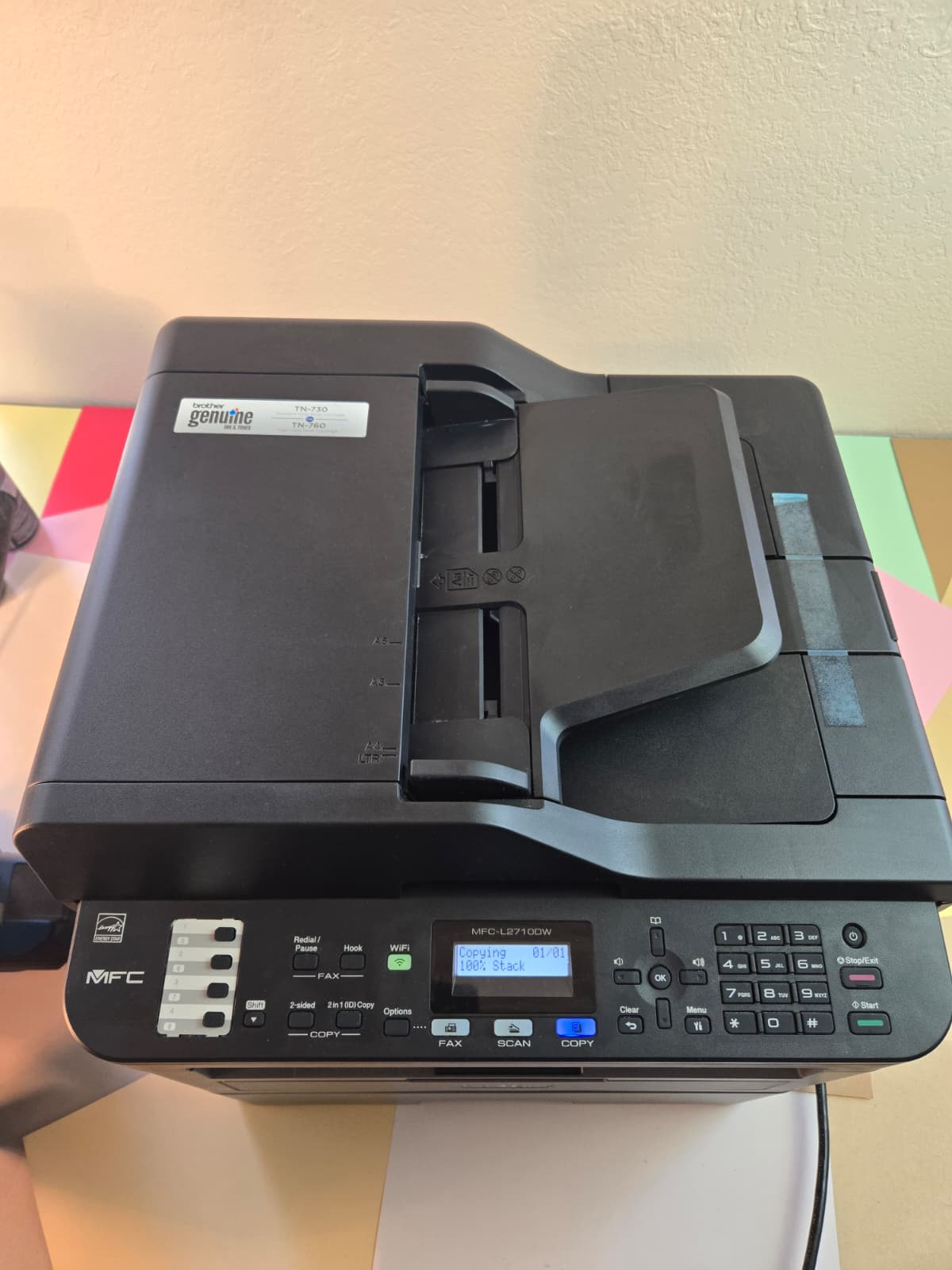 Brother MFC-L2710DW Wireless Laser All-in-One