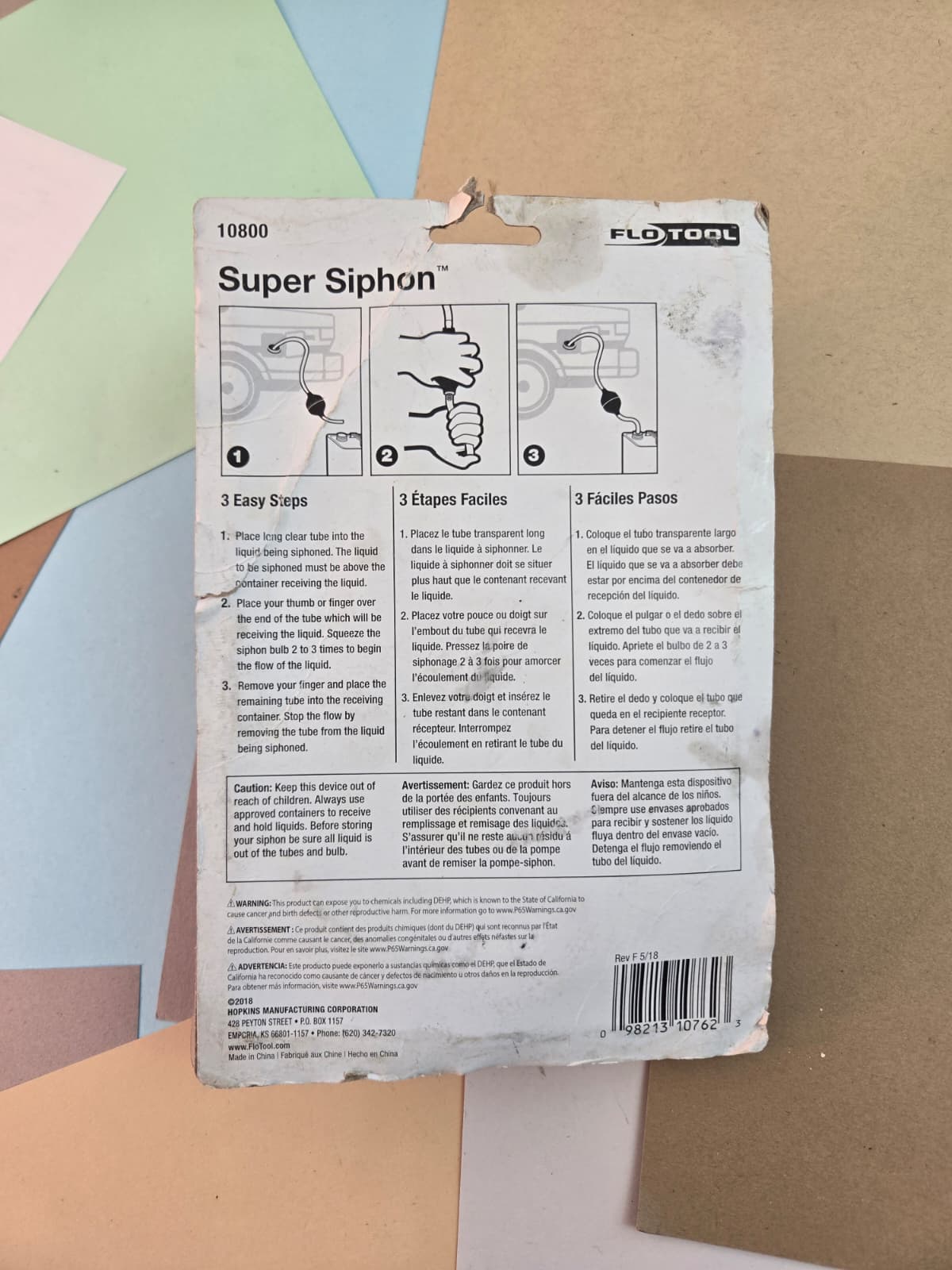 FloTool 10800 Super Siphon with 72-Inch Hose