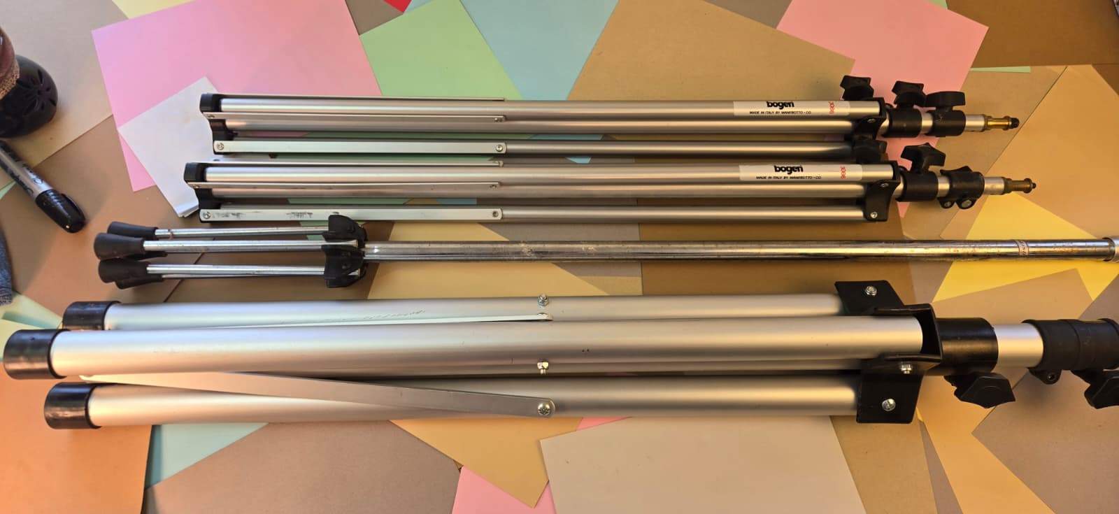 Lot of Five Photography and Light Stands