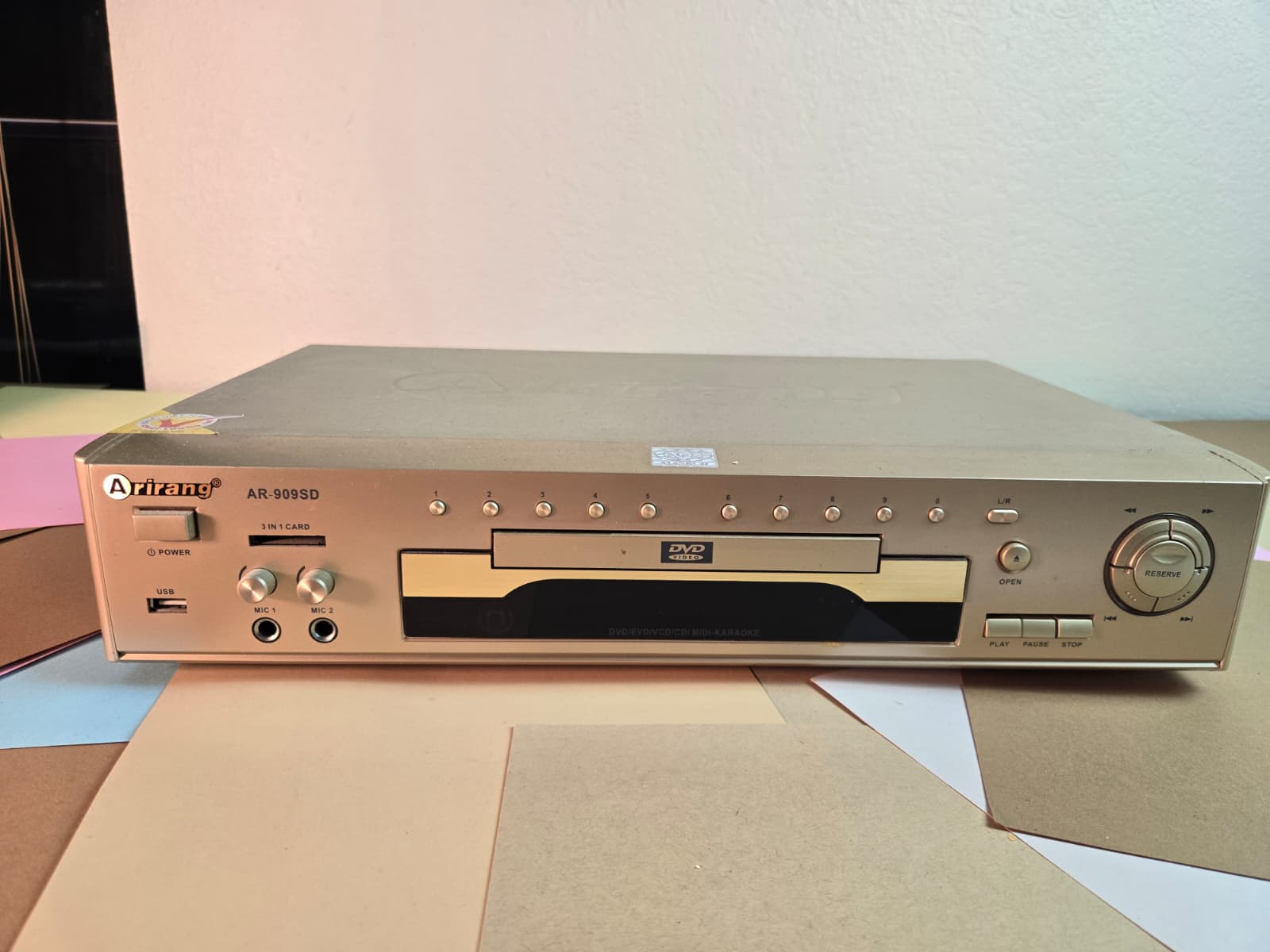Arirang AR-909SD Karaoke DVD and MIDI Player