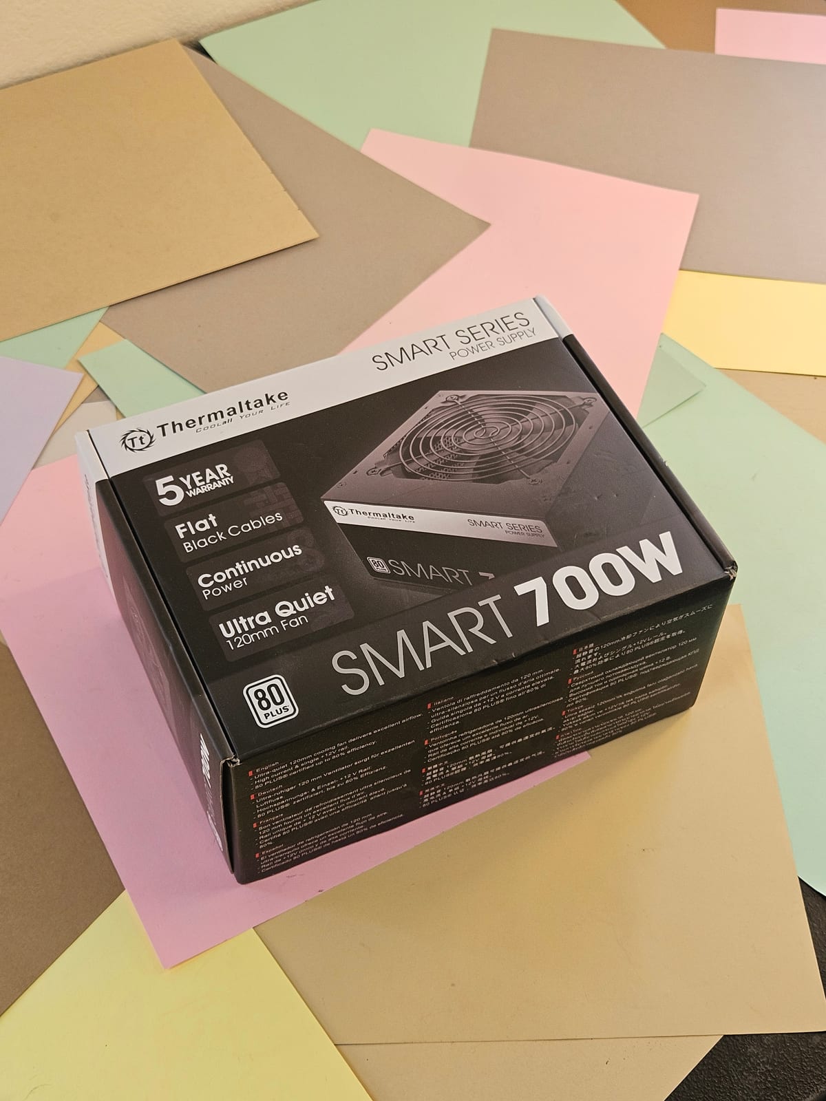 EMPTY BOX ONLY Thermaltake Smart 700W Power Supply Box