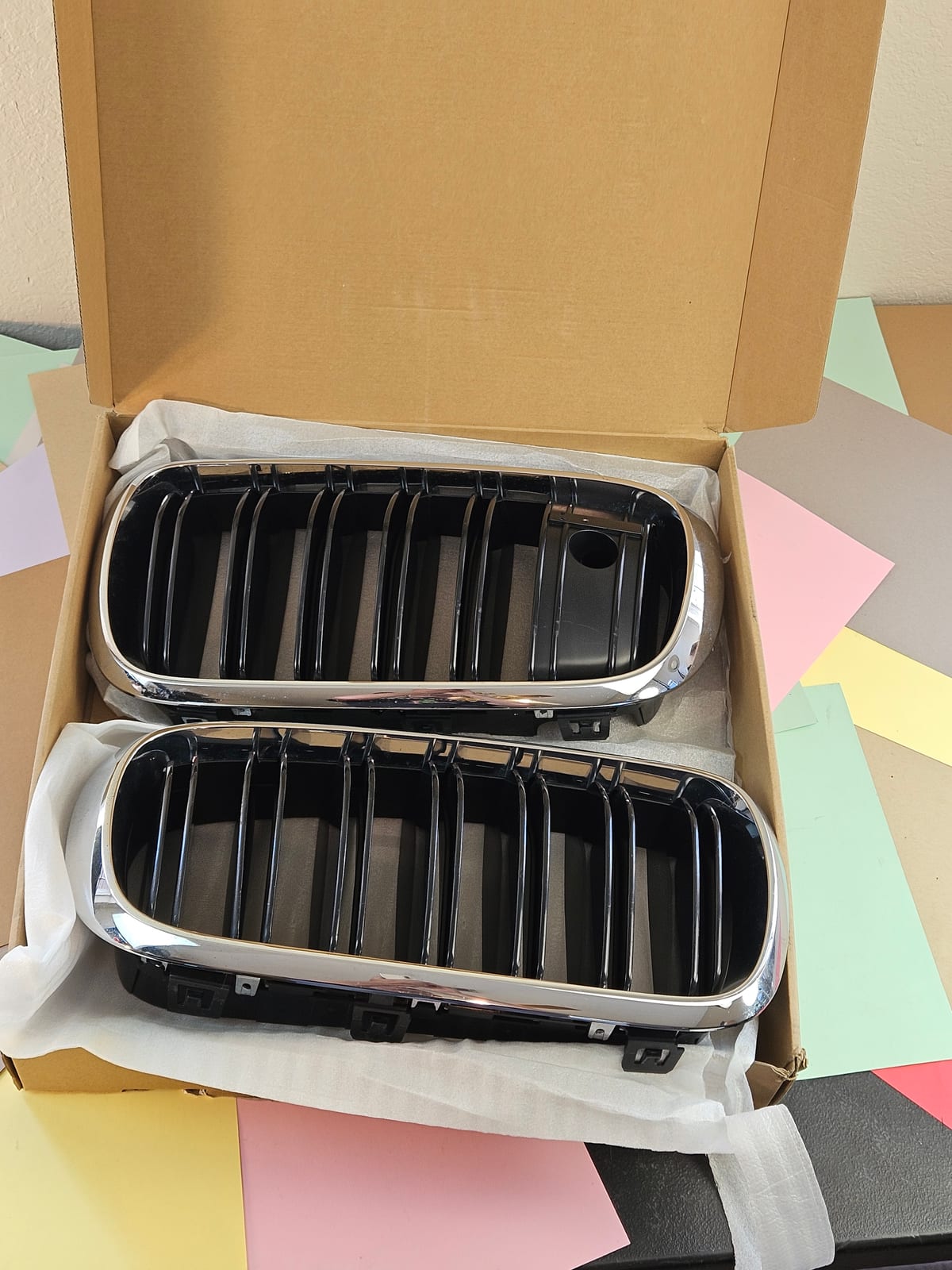 BMW F15 Piano Black Kidney Grille Set 2015-2019