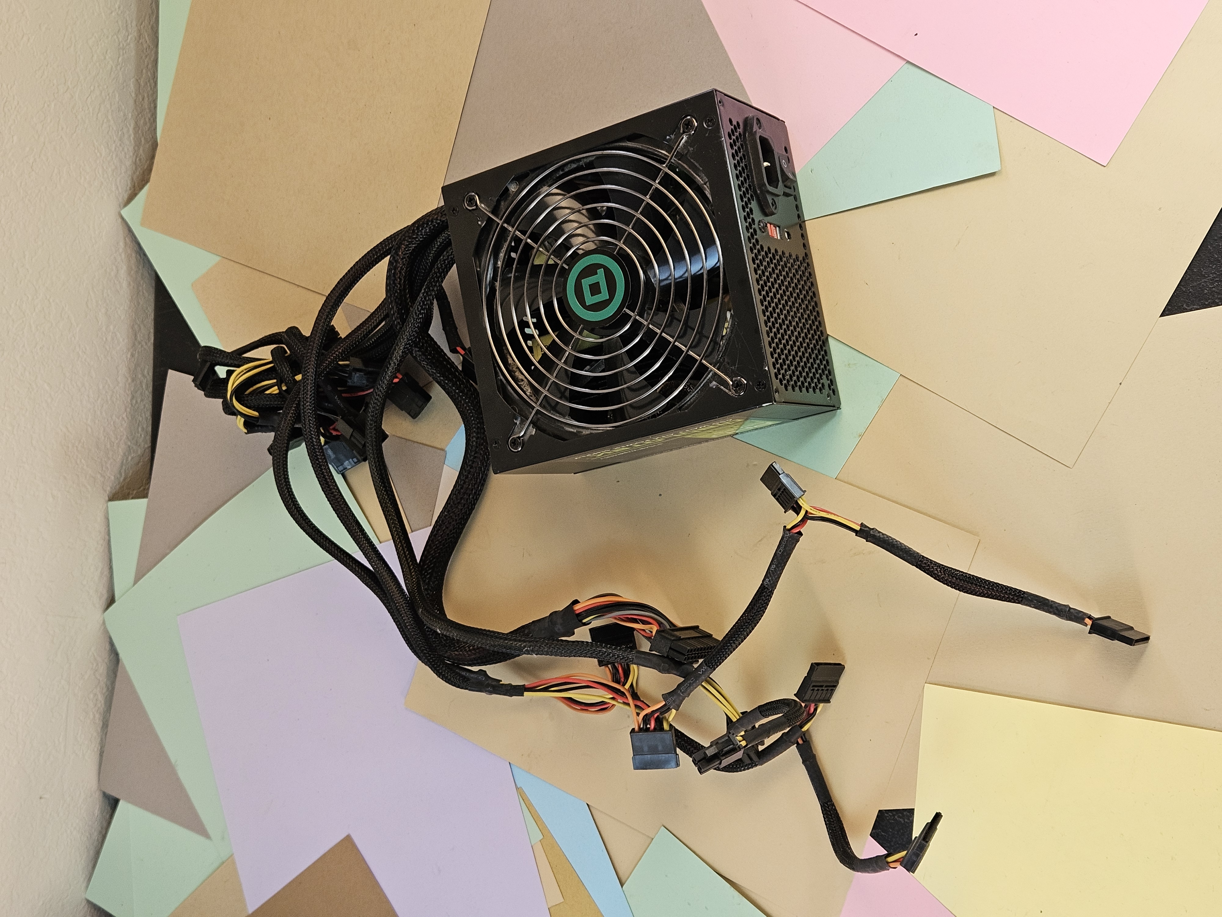 Diablotek 650W ATX Power Supply with Cable Bundle
