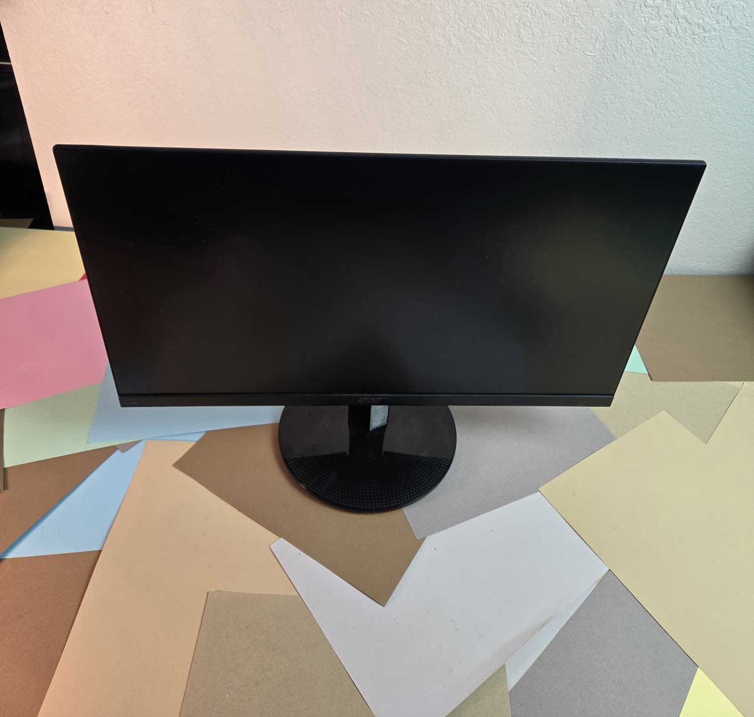 Acer SB240Y G0bi Monitor with Stand and Power Adapter