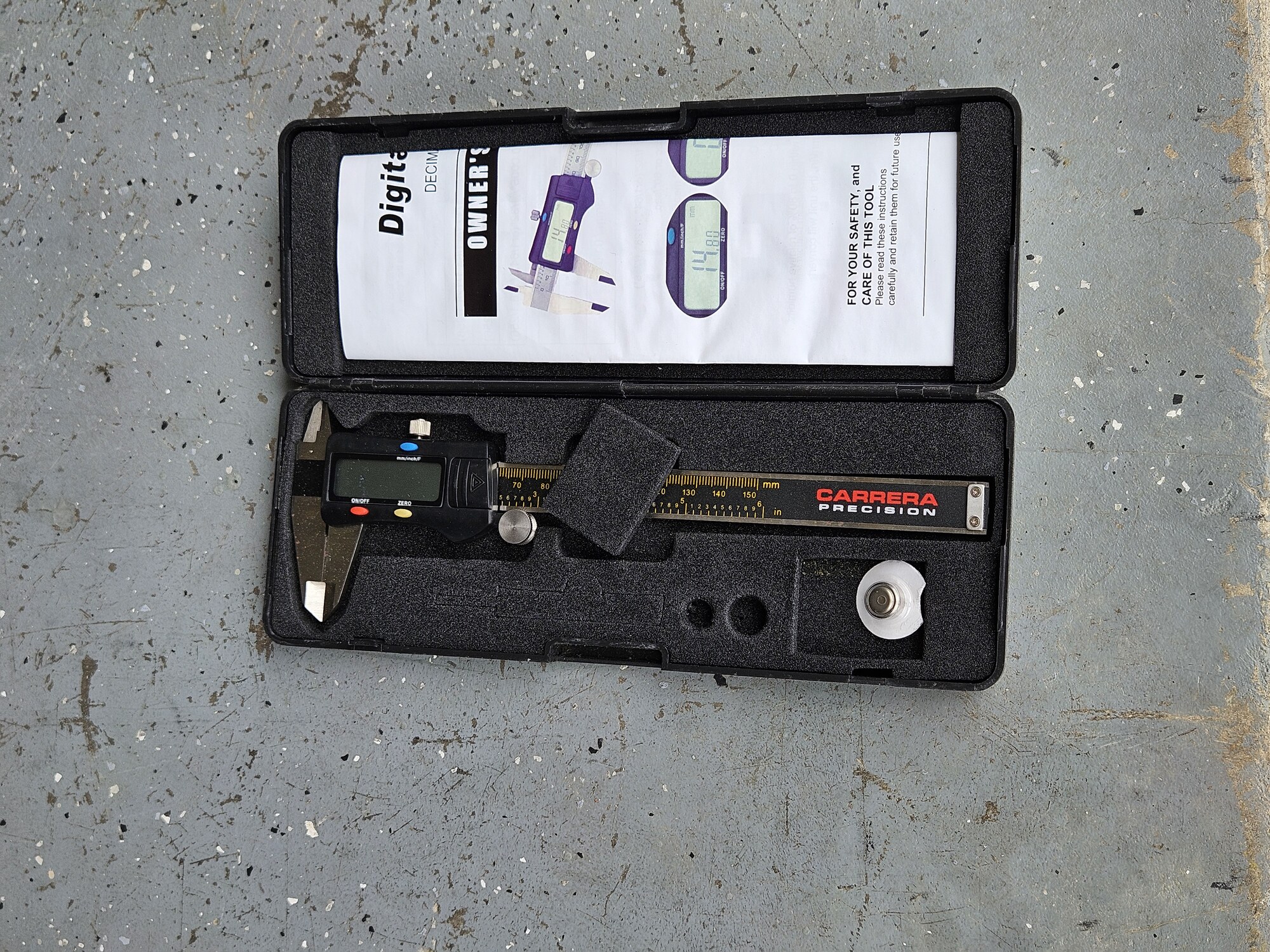 Carrera Precision Digital Caliper With Case
