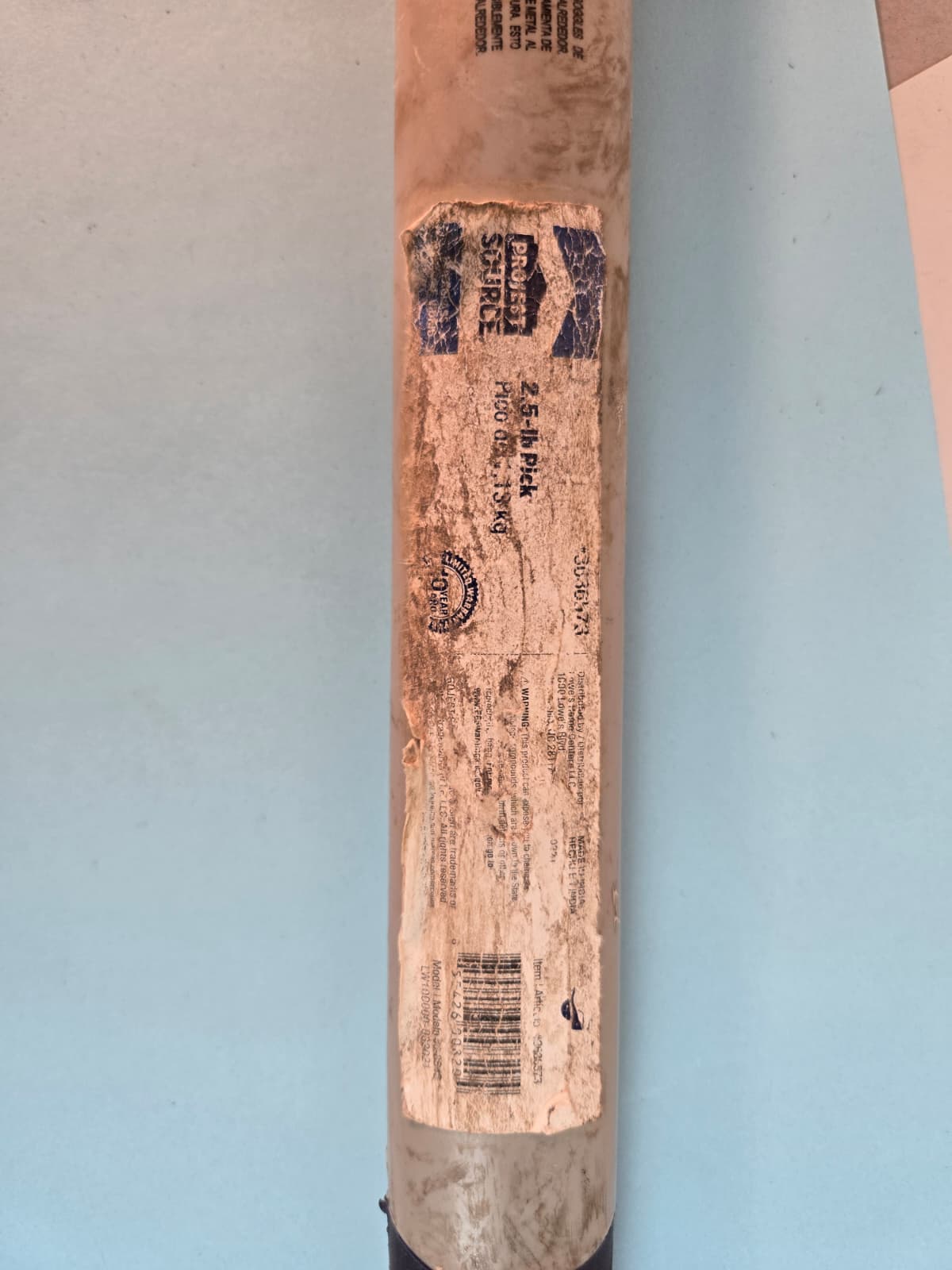 Project Source 2.5 lb Pick Mattock 36 in Fiberglass Handle