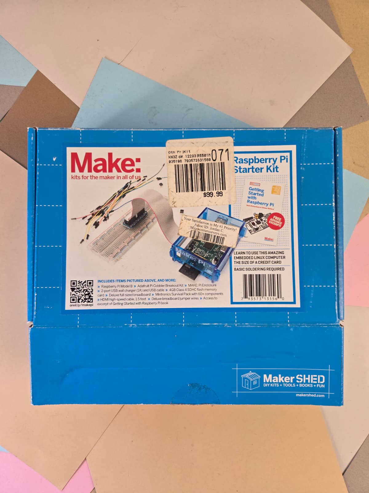 Make Raspberry Pi Starter Kit with Model B Board