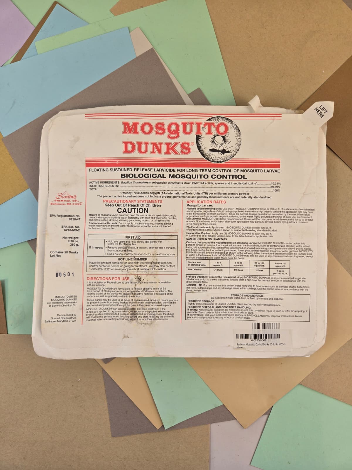Summit Mosquito Dunks Six-Pack