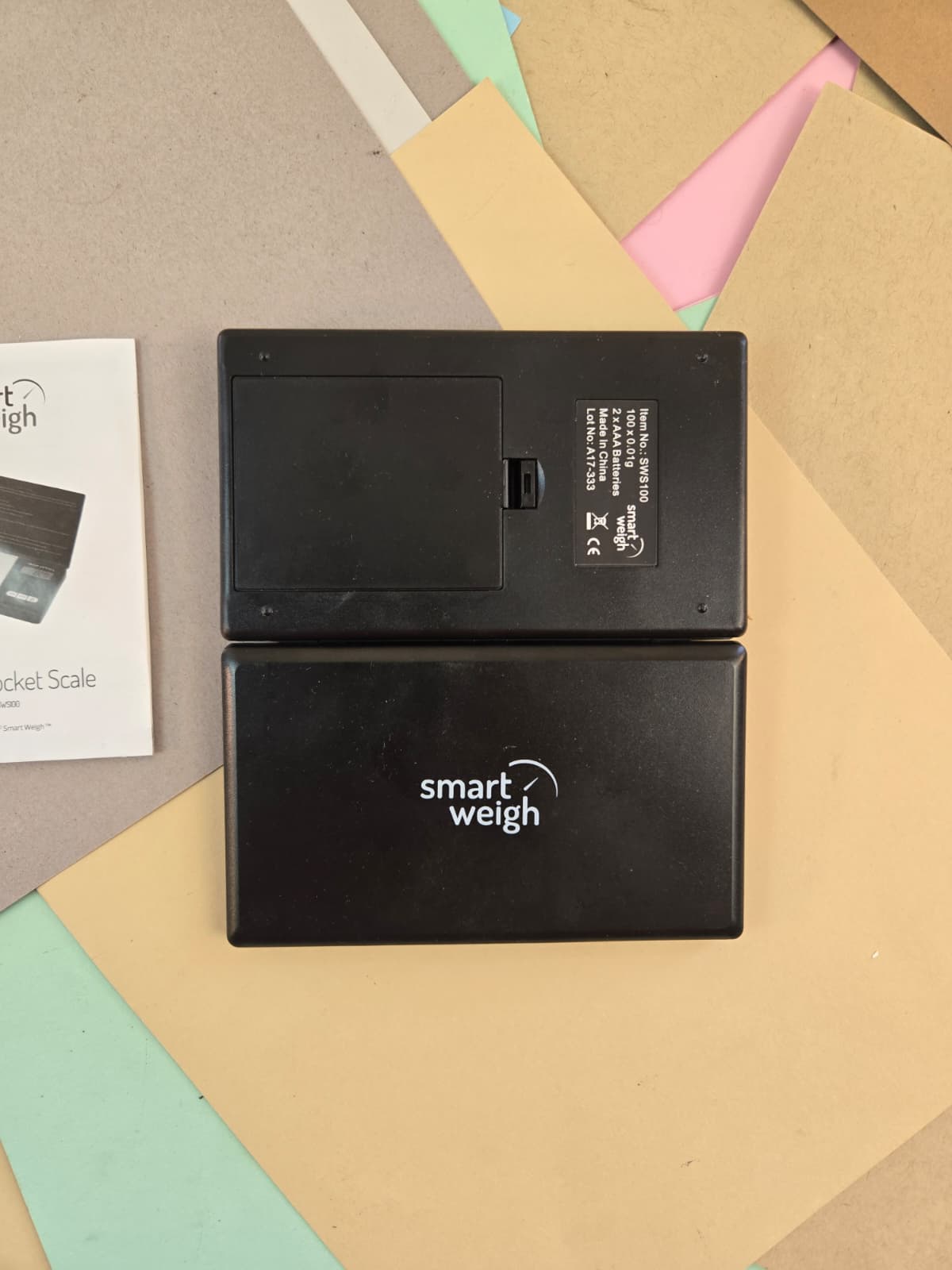 Smart Weigh Digital Pocket Scale with Cover